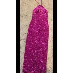 Pink prom dress